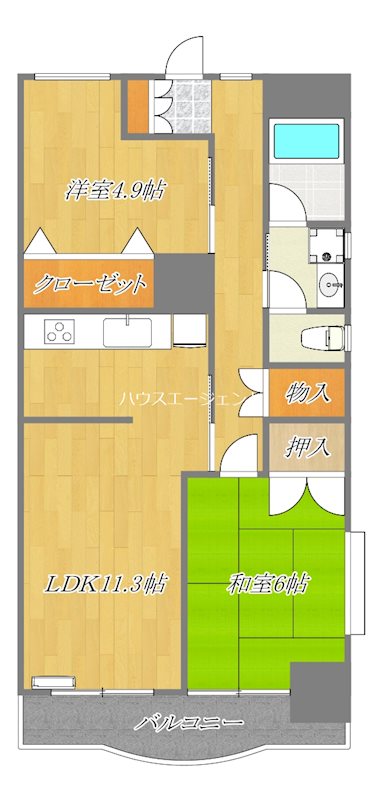 フジマンション第2 間取り図