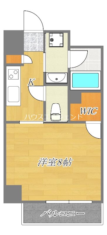 ダーシャモリ 307号室 間取り