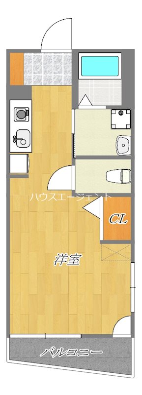 第一林ビル 602号室 間取り