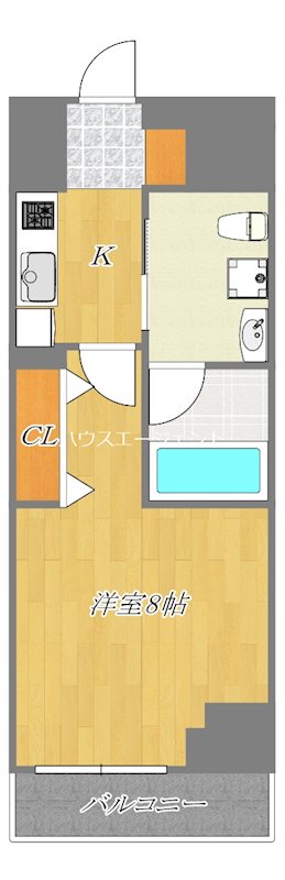 レアライズ葛西 402号室 間取り