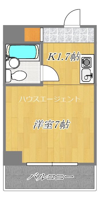 ニューガイアリルーム西葛西 No.59 304号室 間取り