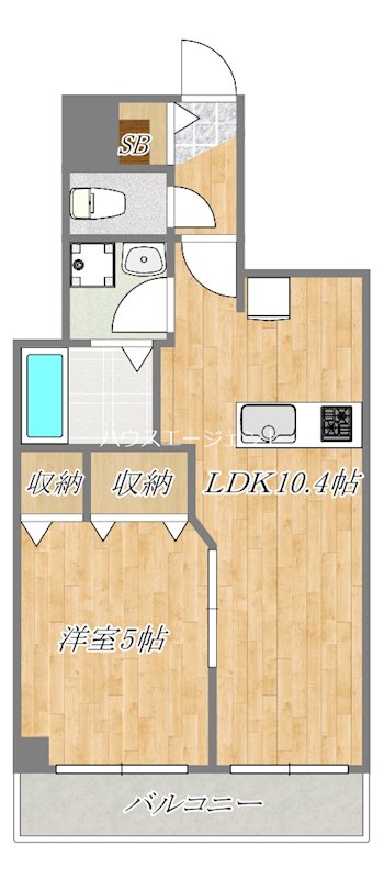レピュア西葛西レジデンス 402号室 間取り