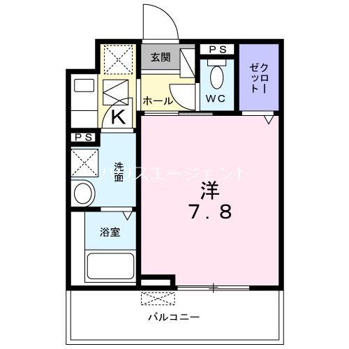 クリーン　ハイツ 102号室 間取り