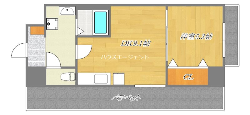 コンフォルト葛西 501号室 間取り