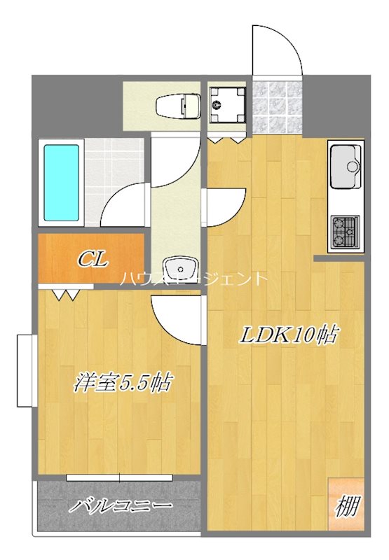 グリシーヌ西葛西 703号室 間取り
