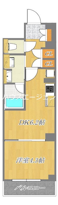 プレディアコート西葛西 204号室 間取り