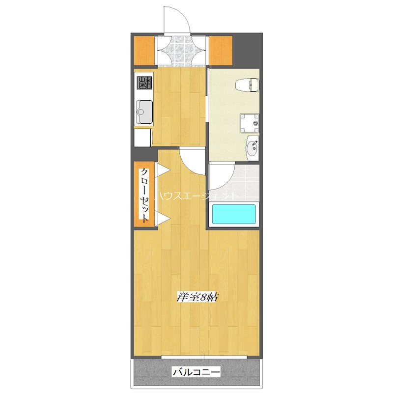 レアライズ葛西 403号室 間取り