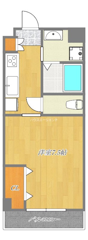 ライフコア 402号室 間取り