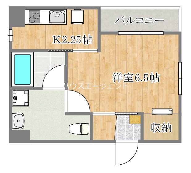 Hikari Place 201号室 間取り