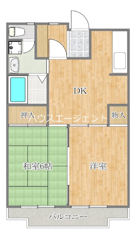 エトワール北葛西Ⅱ 505号室 間取り