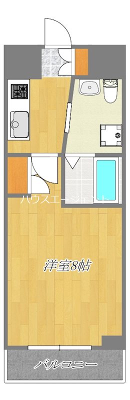 ＷＥＳＴ　ＶＩＮＥ　Ⅰ  904号室 間取り