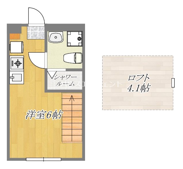 SunLotus葛西 205号室 間取り