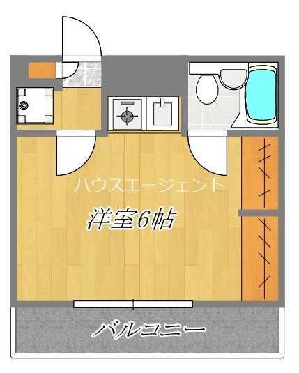 ニットーコーポ 406号室 間取り