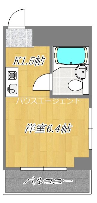 ニューガイアリルーム西葛西 No.59 708号室 間取り