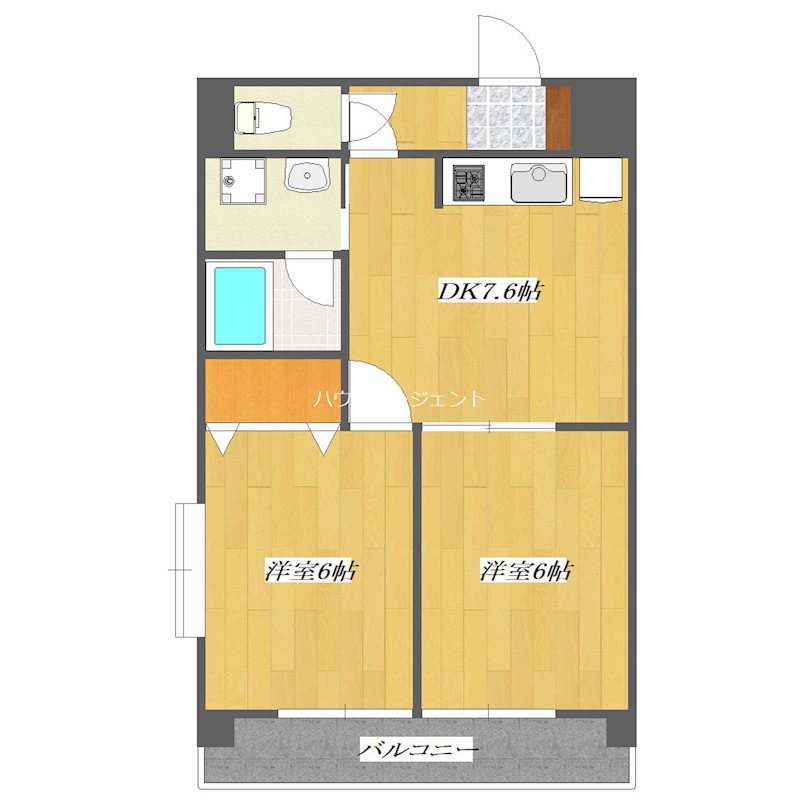 メゾン・ド・フォレ 間取り図