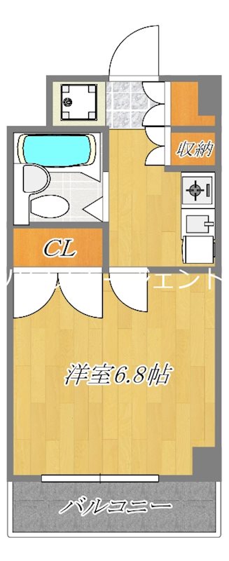 ホワイトリヴィエール 203号室 間取り