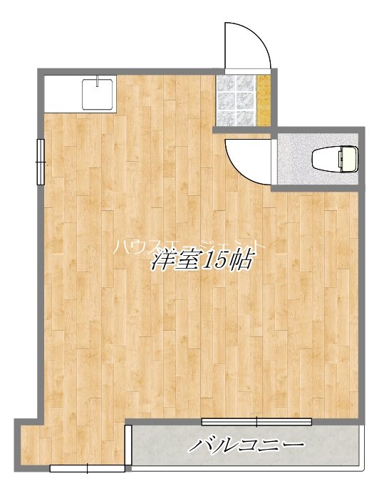 第一田中マンション 501ｔ号室 間取り
