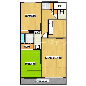 アーバンシティー西葛西 507号室 間取り