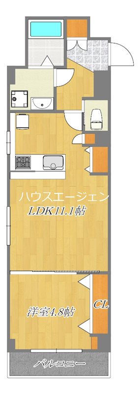ファミール西葛西 410号室 間取り