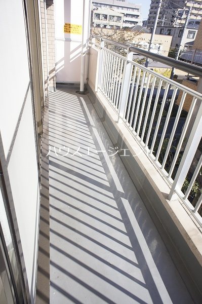 第３仲町マンション ベランダ