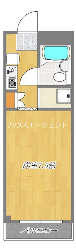 ダイシンレジデンス 205号室 間取り
