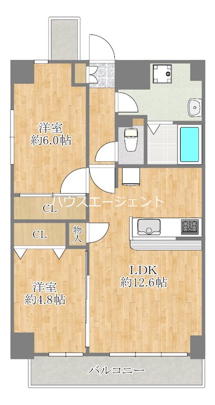 Pure La 501号室 間取り