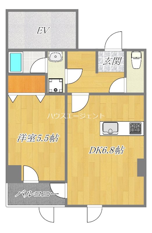 COCOハウス西葛西 504号室 間取り
