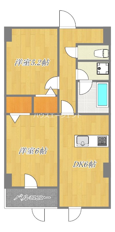 COCOハウス西葛西 402号室 間取り