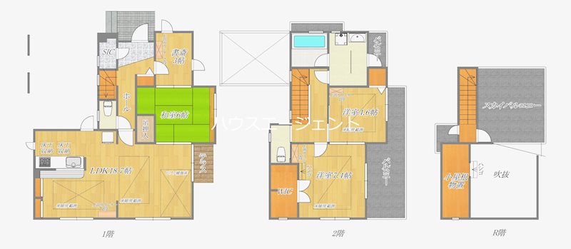 北葛西3丁目貸家 間取り