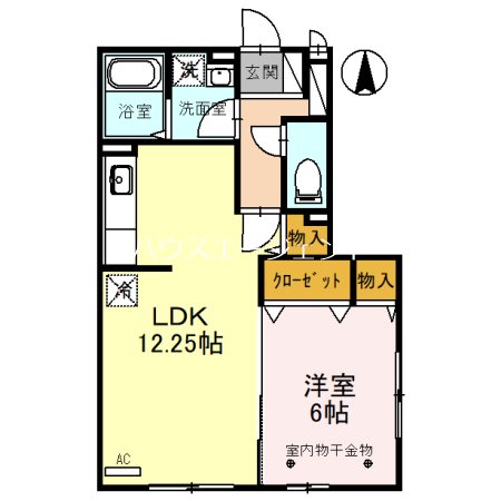 clover　Ｂ棟 間取り図