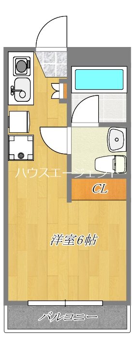 モア４ 426号室 間取り