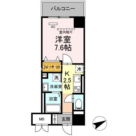 サンジョイア 502号室 間取り