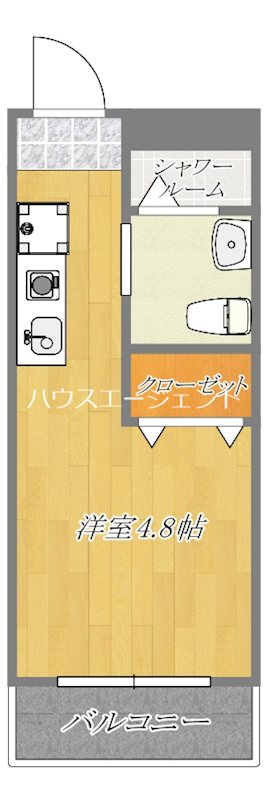 エスクロープラザ 311号室 間取り