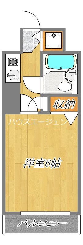 レジデンス仲村 506号室 間取り