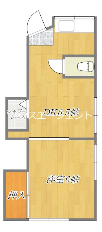 M&BハウスⅠ 105号室 間取り