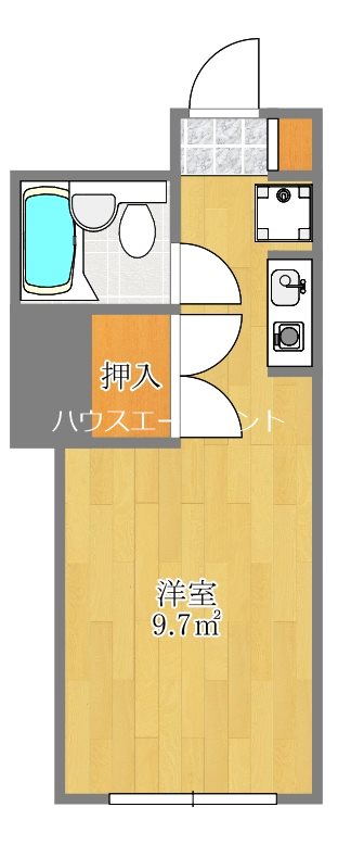アルベール 603号室 間取り