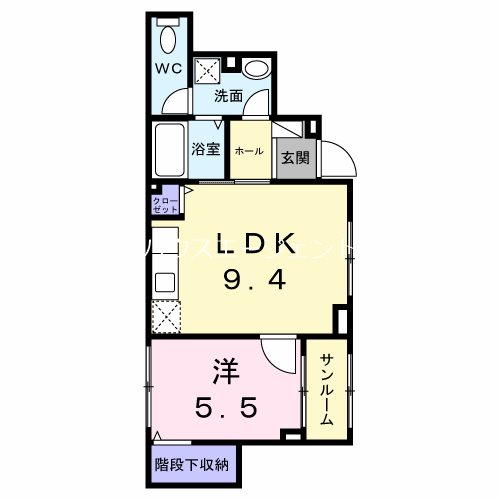 S・T・R 101号室 間取り