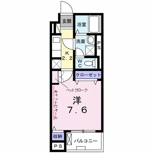 セイバリー西葛西Ⅰ 402号室 間取り