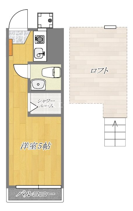 エクセル７ 706号室 間取り