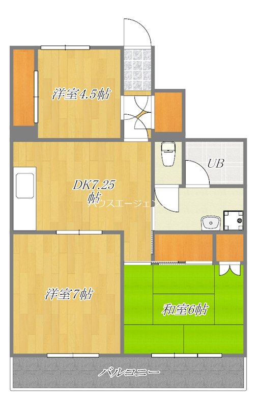 オンセイマンション 503号室 間取り