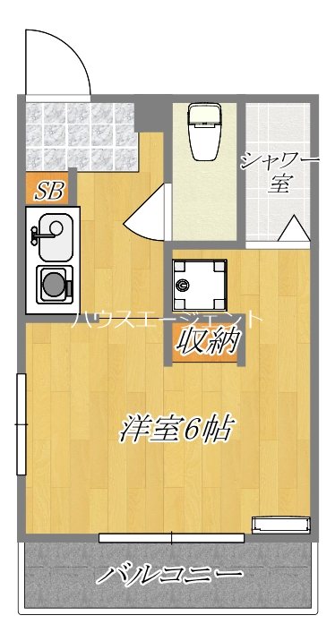 フォレストハウス中葛西 101号室 間取り