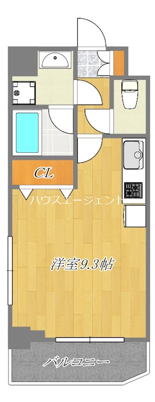 SKガーデン西葛西Ⅲ　 501号室 間取り