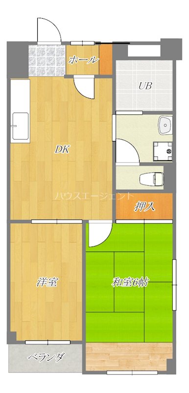イーストポイントワタナベ 102号室 間取り