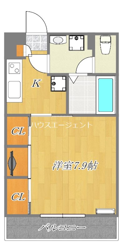 リブリ・東葛西 101号室 間取り