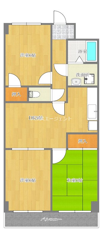 ジュエル葛西 101号室 間取り