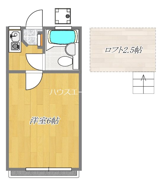 エクセル１ 114号室 間取り