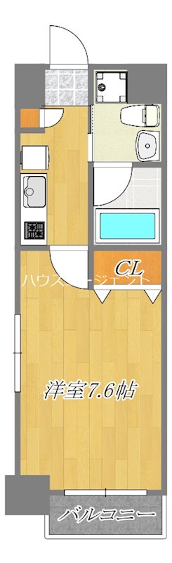 アイアン8KASAI 501号室 間取り