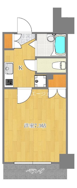 ミューズ中葛西 706号室 間取り