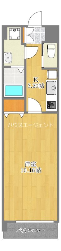 コモン西葛西 504号室 間取り