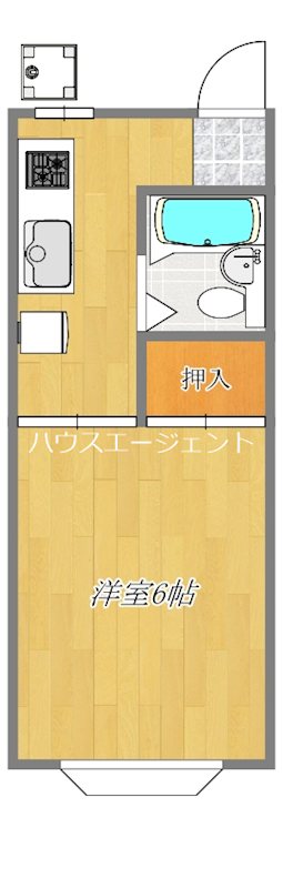 レモンハイツ島田Ⅱ 102号室 間取り